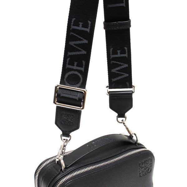 ロエベ ショルダーバッグ メンズ LOEWE MINI CAMERA CROSSBODY ブラック C660R41X01 1100