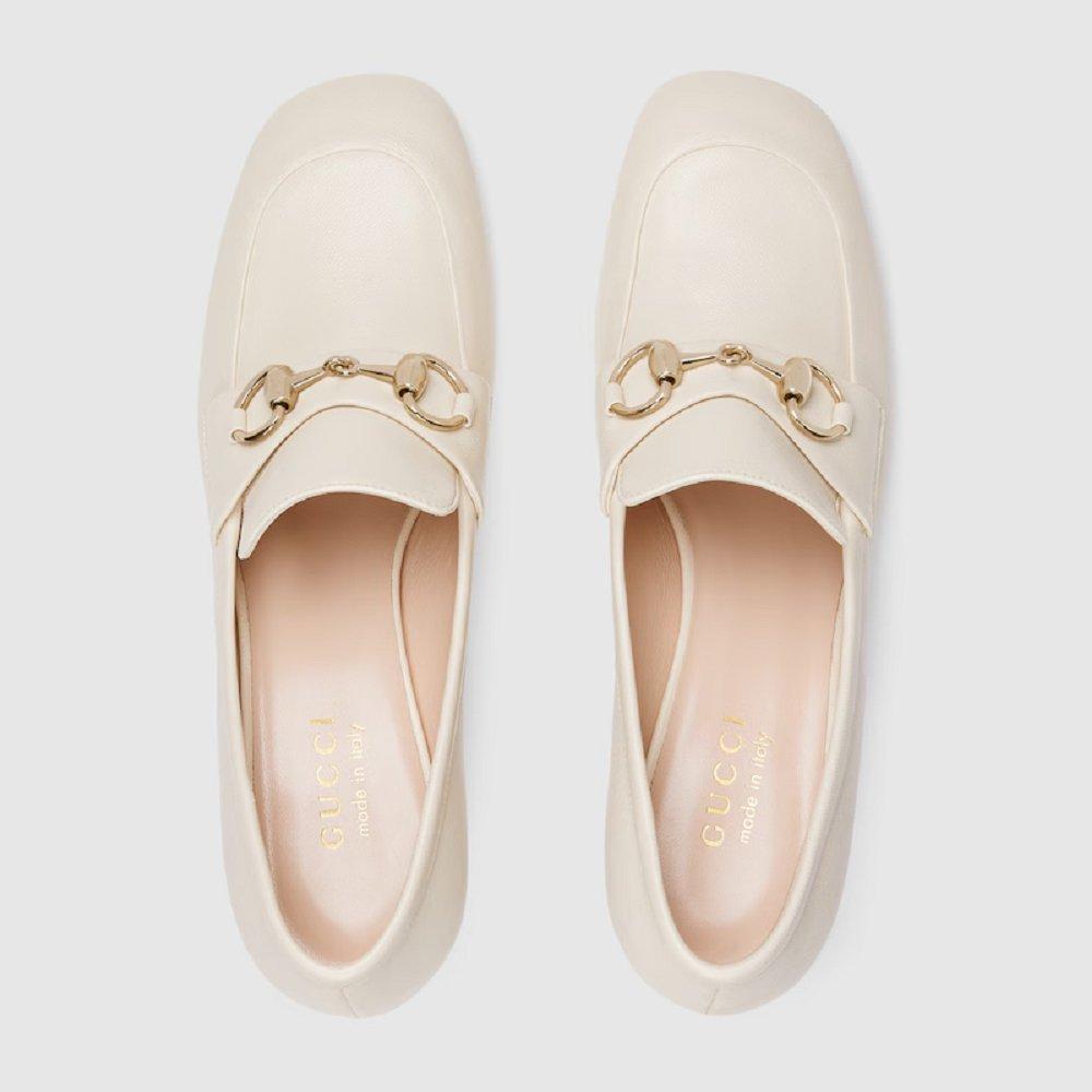 グッチ ホースビット付き ウィメンズ ローファーパンプス 832443 BKO00 9540