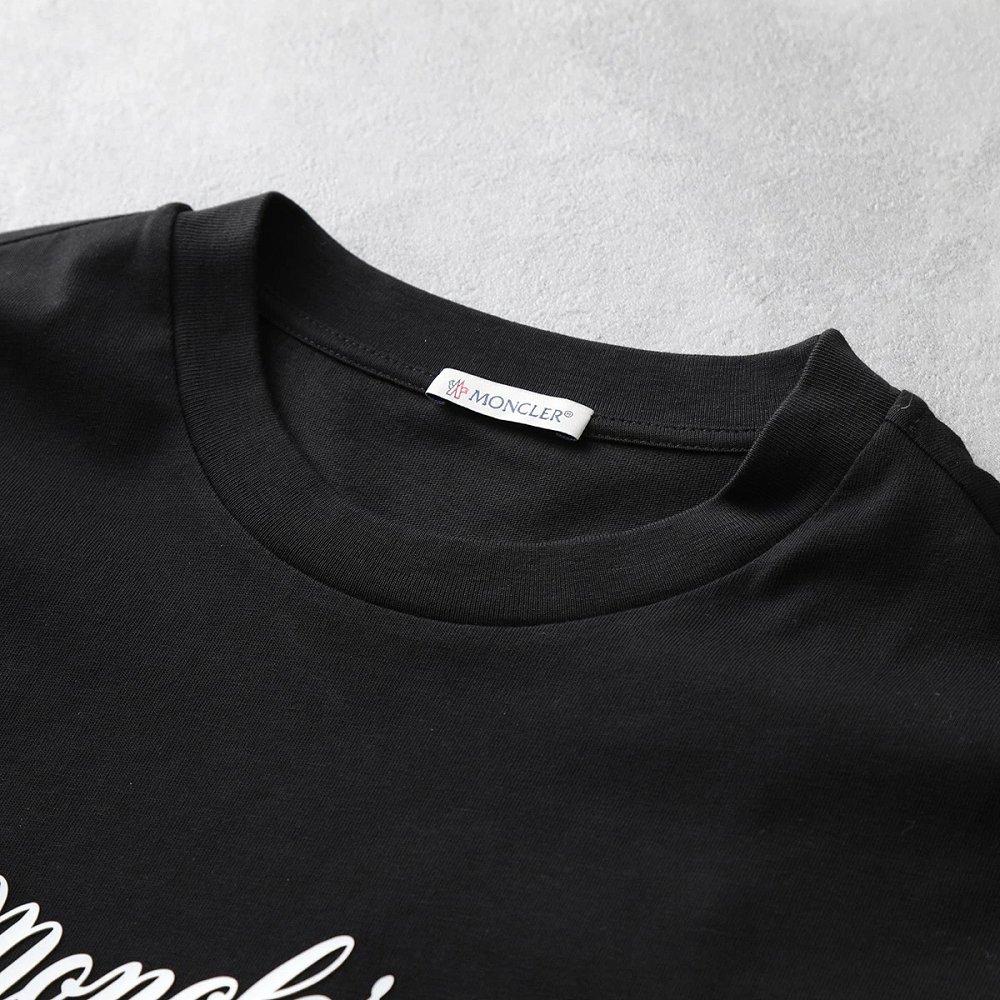 モンクレール 長袖Tシャツ メンズ ロングスリーブ ロンT ロゴ クルーネック コットン 8D00001 8390T