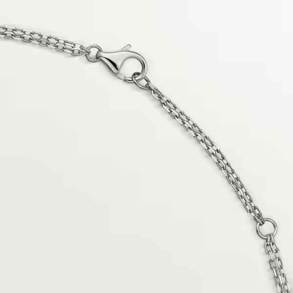 カルティエ代引 Love ネックレス ダイヤモンド2個 ホワイトゴールド ダイヤモンド B7219400