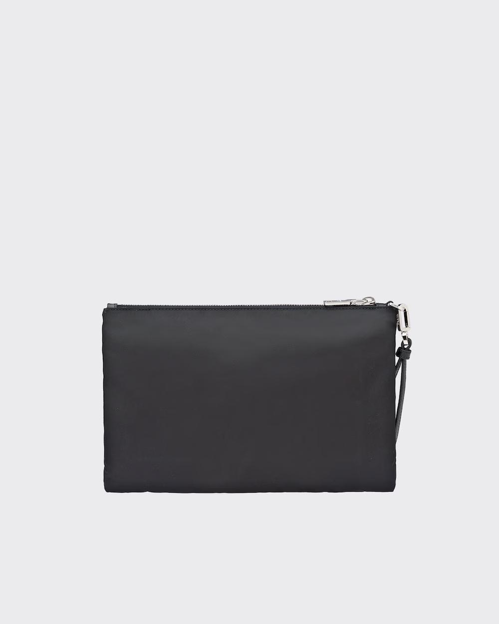 プラダ Re-Nylon xサフィアーノレザー ポーチ 2NH006_2DMH_F0002