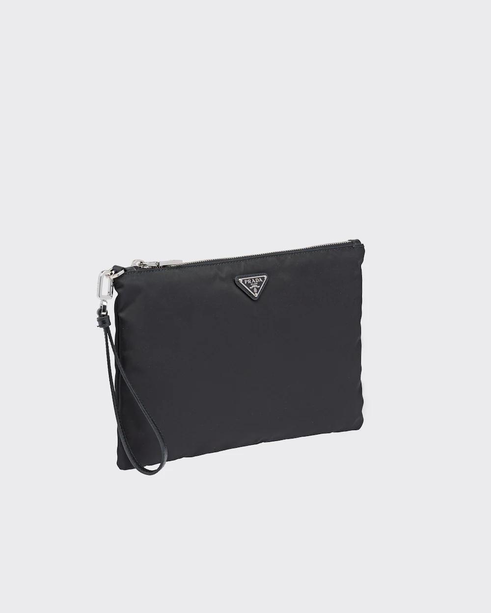 プラダ Re-Nylon xサフィアーノレザー ポーチ 2NH006_2DMH_F0002