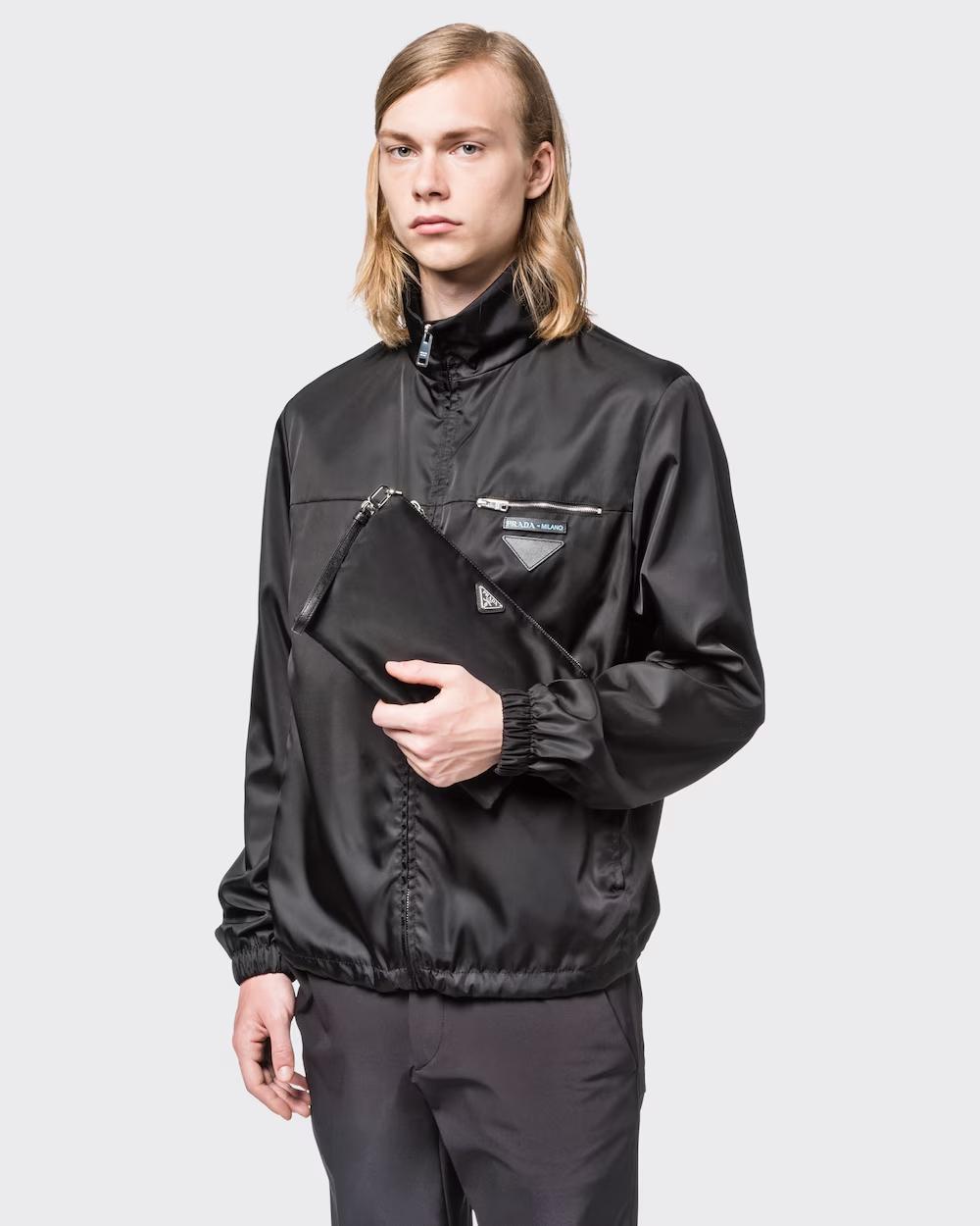 プラダ Re-Nylon xサフィアーノレザー ポーチ 2NH006_2DMH_F0002