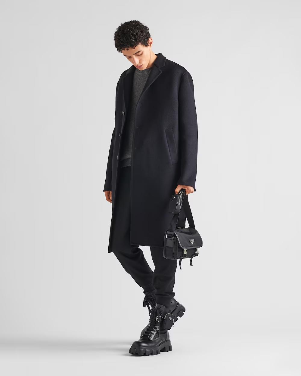 プラダ Re-Nylon xサフィアーノレザー ショルダーバッグ 2VD034_2DMH