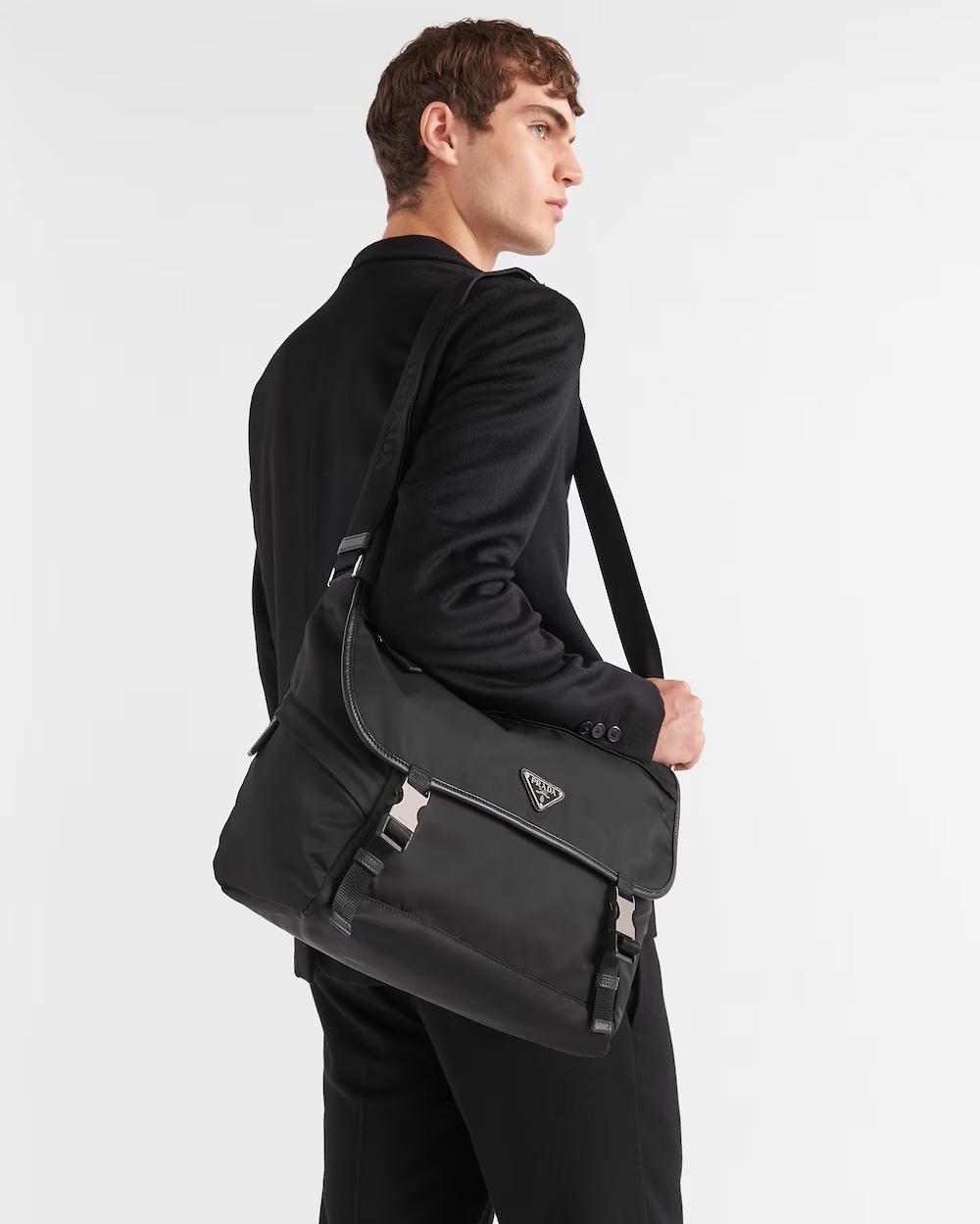 プラダ代引き Re-Nylon xレザー ショルダーバッグ 2VD052_2CX2  2VD052_384
