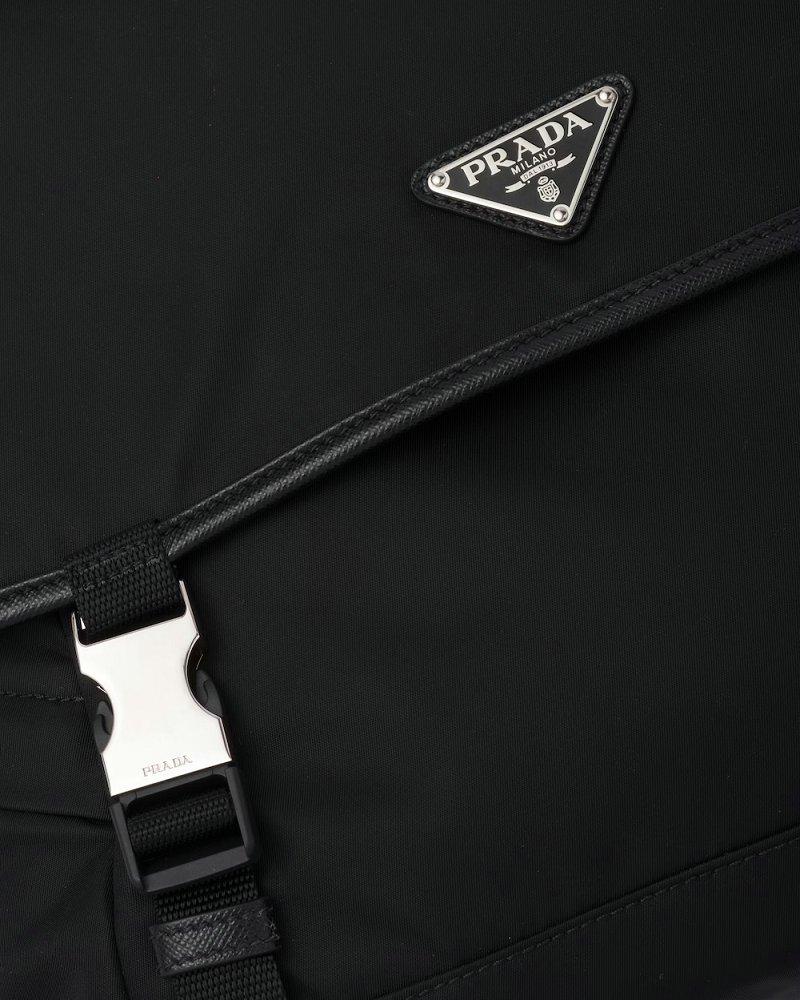 プラダ代引き Re-Nylon xレザー ショルダーバッグ 2VD052_2CX2  2VD052_384