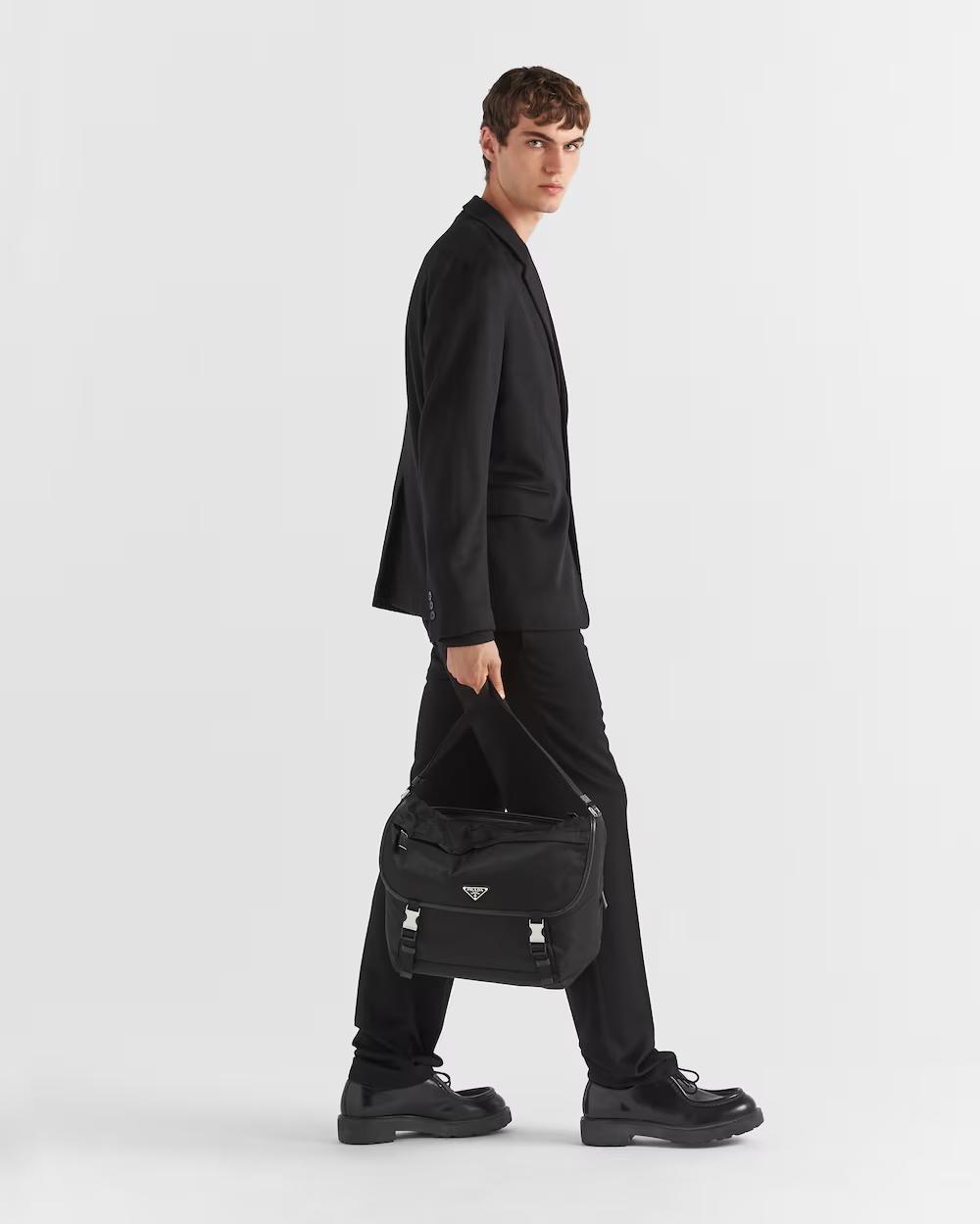 プラダ代引き Re-Nylon xレザー ショルダーバッグ 2VD052_2CX2  2VD052_384