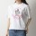 モンクレール 半袖 Tシャツ レディース クルーネック コットン カットソー ロゴT 8C00009 829FB