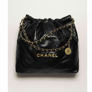 CHANEL デニムチェーン22バックミディアムステッチ AS3261 B16641 94305