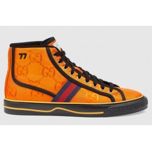 グッチ GUCCI GGパターン テニス1977レーベル*ハイトップスニーカー 628717 H9H80 7575