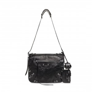 バレンシアガ Le Cagole ミディアム レザー ショルダーバッグ 719093210KR1000