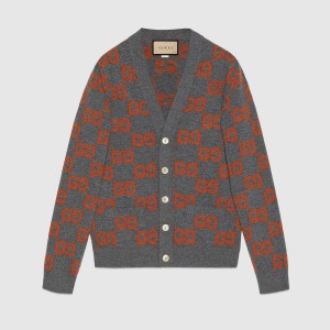 グッチ GGウール ジャカード カーディガン 694758 XKCC5 1129