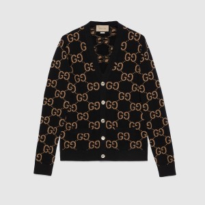 グッチ GGウール ジャカード カーディガン 694758 XKCC5 1440