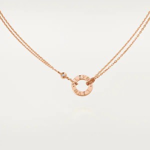 カルティエ Love ネックレス ダイヤモンド2個 ピンクゴールド ダイヤモンド  B7224509