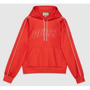 グッチ ネオプレンフード スウェット シャツ レッド 768498 XJF38 6284