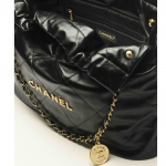 CHANEL デニムチェーン22バックミディアムステッチ AS3261 B16641 94305