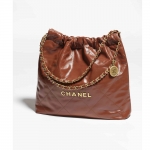 CHANEL デニムチェーン22バックミディアムステッチ AS3261 B08037 NY562