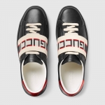 グッチ GUCCI ストライプ レザー スニーカー 523469 0FIV0 1076