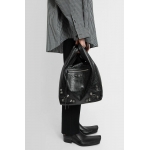 BALENCIAGA Le Cagoleレザートートバッグ ブラック 780976210KR1000