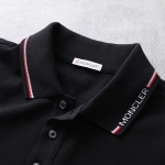 モンクレール ポロシャツ SS POLO メンズ 半袖 アイコンパッチ 鹿の子 ロゴ トリコロールライン 8A00012 84556