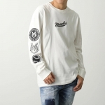 モンクレール 長袖Tシャツ メンズ ロングスリーブ ロンT ロゴ クルーネック コットン 8D00001 8390T