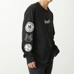 モンクレール 長袖Tシャツ メンズ ロングスリーブ ロンT ロゴ クルーネック コットン 8D00001 8390T