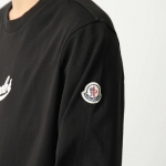 モンクレール 長袖Tシャツ メンズ ロングスリーブ ロンT ロゴ クルーネック コットン 8D00001 8390T