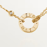 カルティエ Love ネックレス ダイヤモンド2個 イエローゴールド ダイヤモンド B7219500