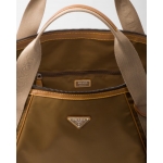 プラダ後払い Re-Nylon xレザー ダッフルバッグ 2VC040_2CX2