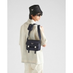 プラダ Re-Nylon xサフィアーノレザー ショルダーバッグ 2VD034_2DMH