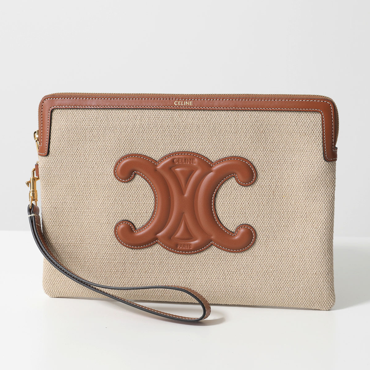 セリーヌ クラッチバッグ Small Pouch with strap レディース 10J502EW1.02NT