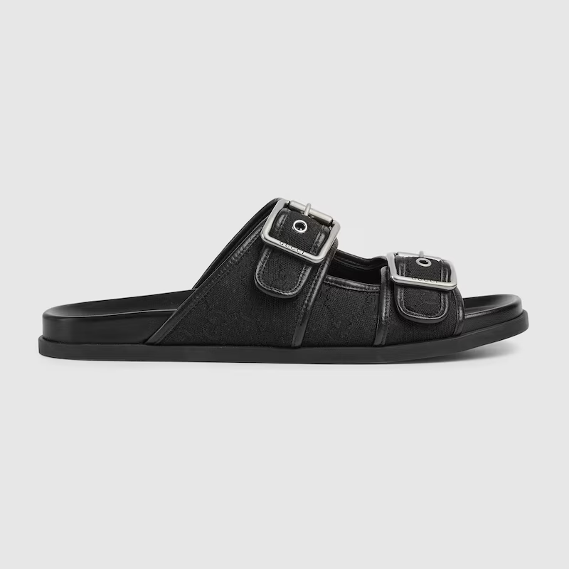 グッチ バックル付き メンズ スライドサンダル 831830 FAD71 1000