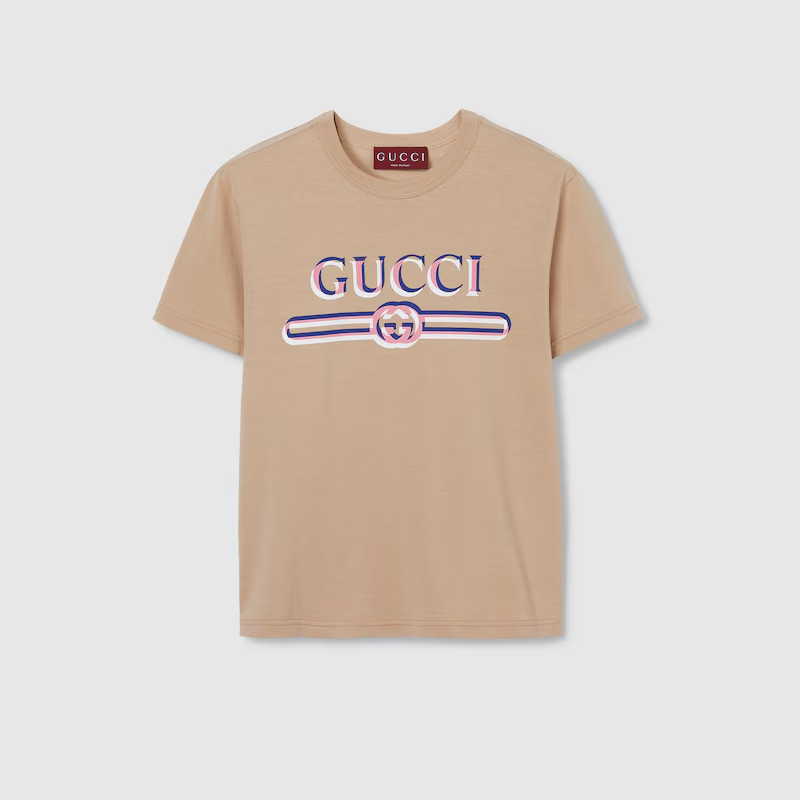 グッチ コットンジャージー プリント Tシャツ 798764 XJG6X 2397