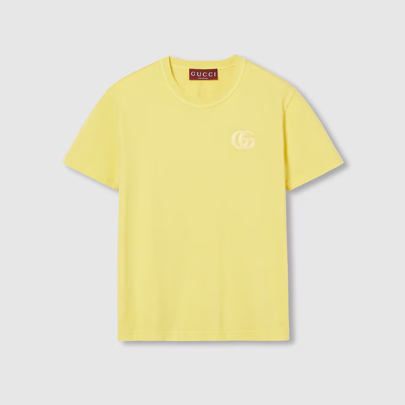 グッチ代引き エンブロイダリー コットンジャージー Tシャツ 798764 XJG6U 7613