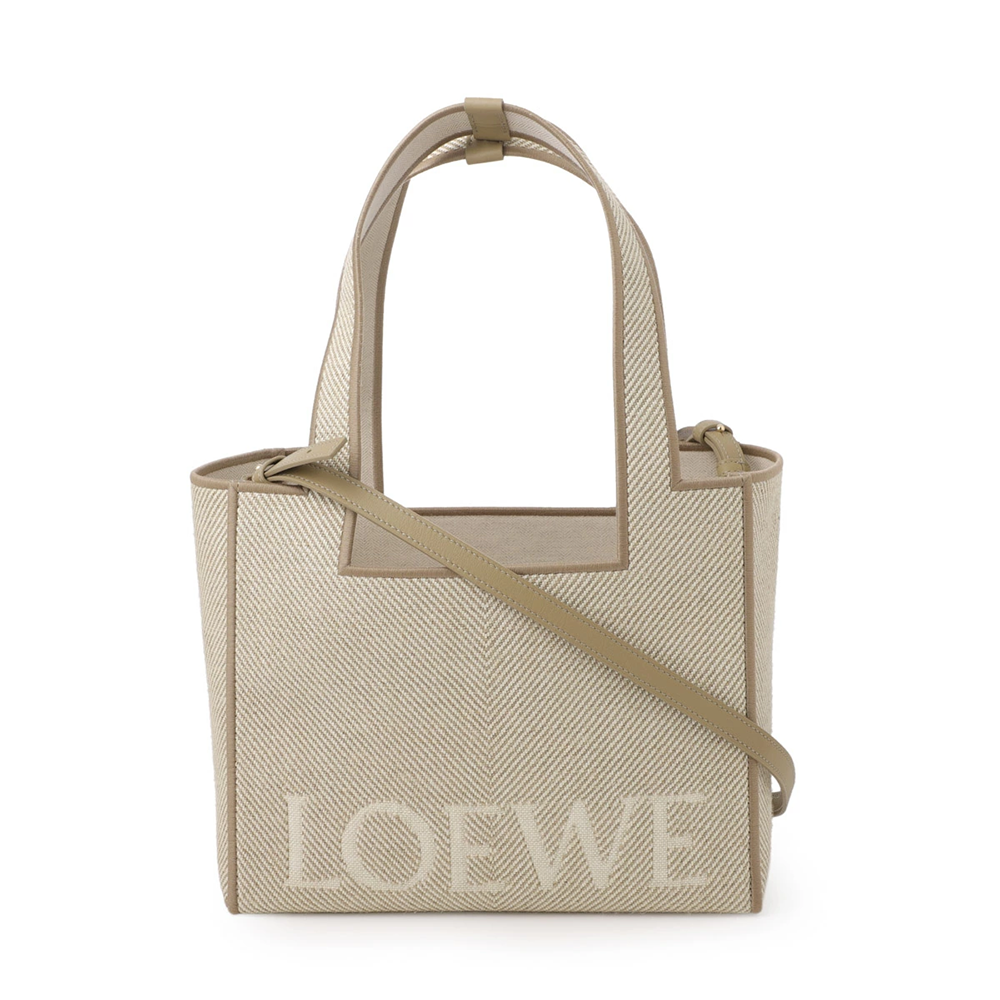 ロエベ FONT TOTE MEDIUM BAG トートバッグ 2WAY ベージュ レディース alf1b61x11 2370