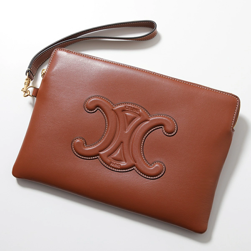 セリーヌ クラッチバッグ SMALL POUCH WITH STRAP レディース 10J983DR8.04LU
