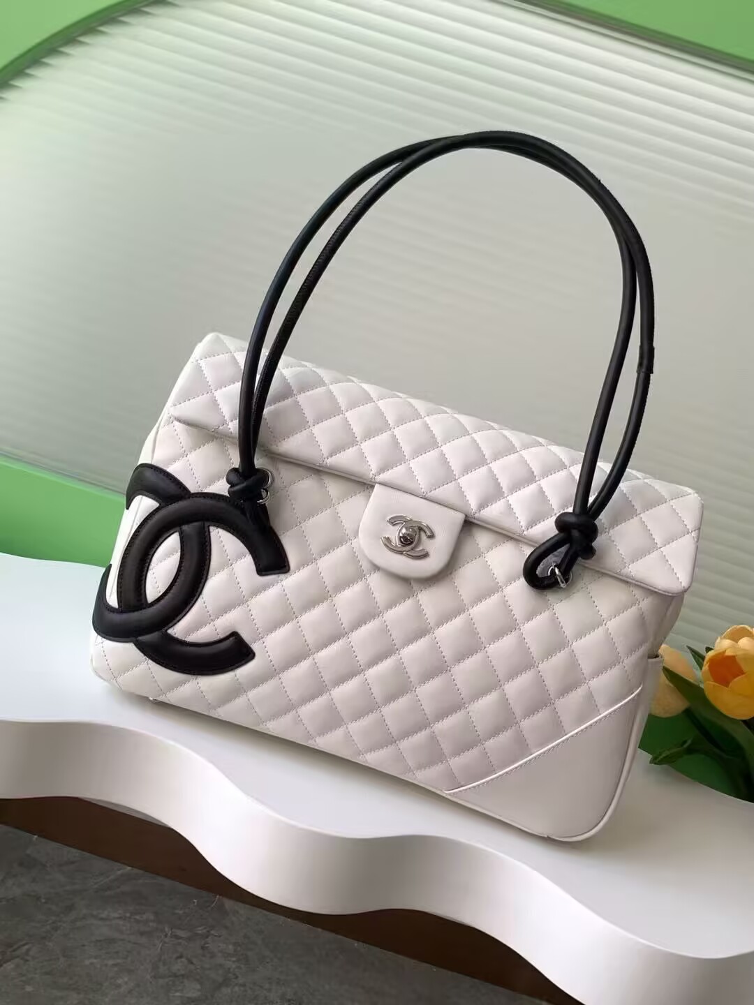 シャネル カンボンライン ハンドバッグ AS6338