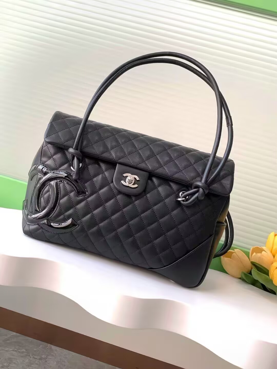 シャネル カンボンライン ハンドバッグ AS6338