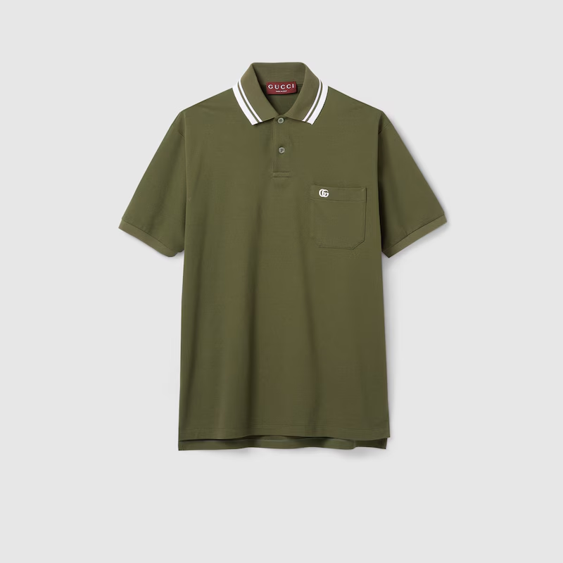 グッチ後払い エンブロイダリー コットンピケ ポロTシャツ 795174 XJHHM 3266