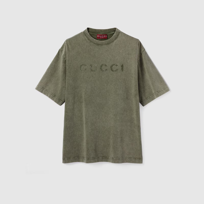 グッチ代引き プリント コットンジャージー Tシャツ 798115 XJHDF 3266