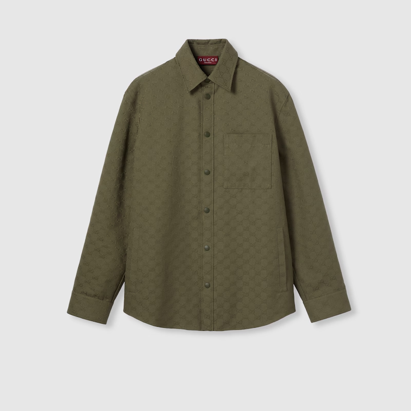 グッチ後払い GGキャンバス シャツ ‎838551 ZAF4S 3065