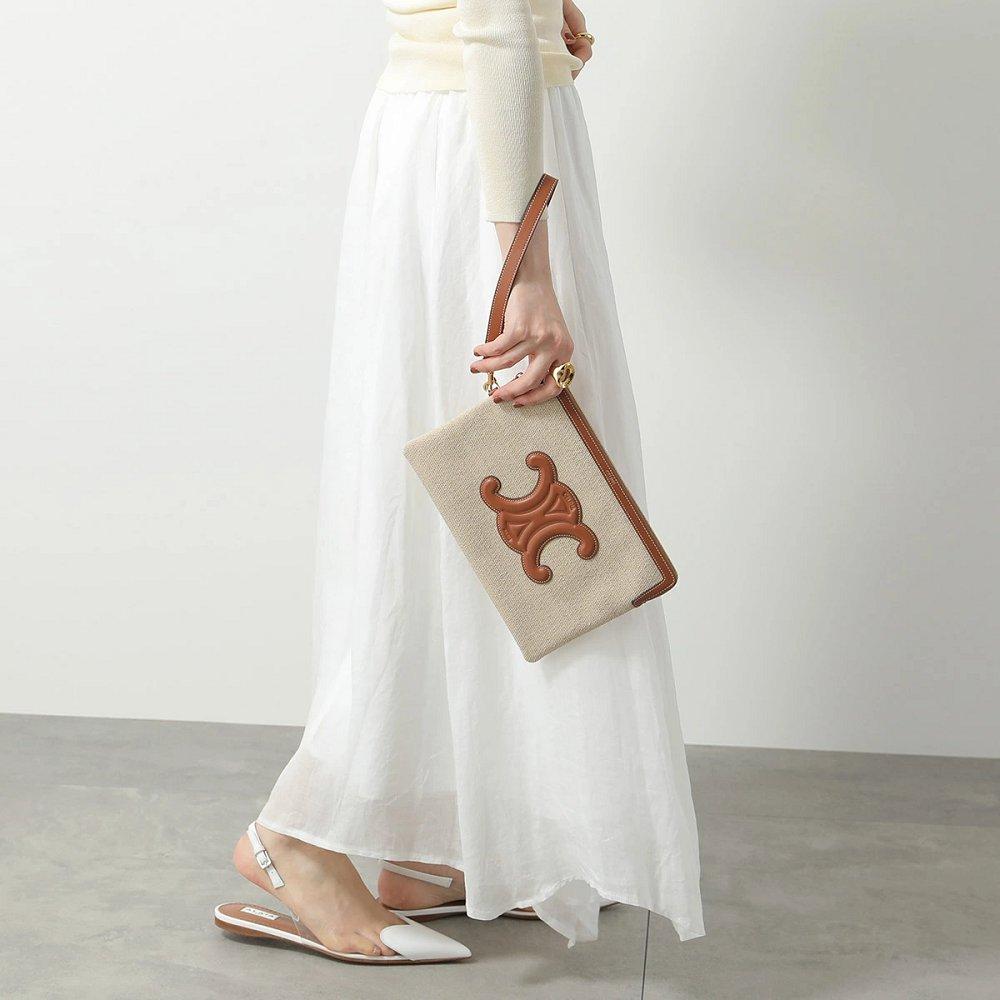 セリーヌ クラッチバッグ Small Pouch with strap レディース 10J502EW1.02NT