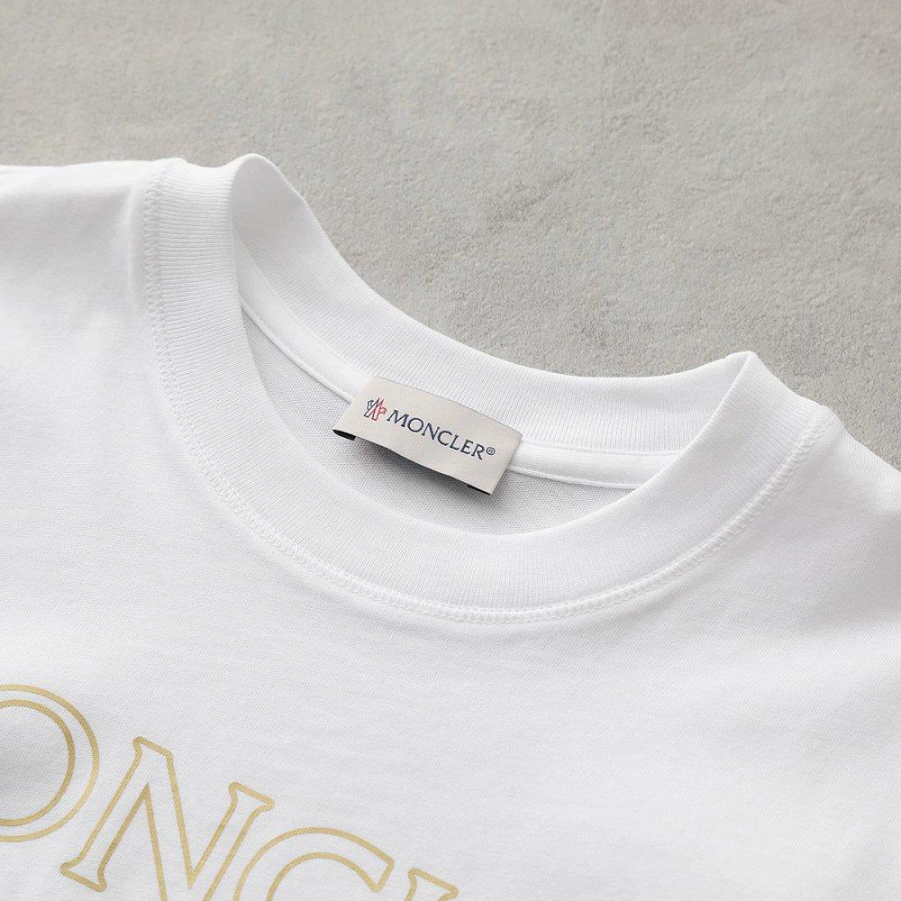 モンクレール 半袖 Tシャツ レディース カットソー ロゴT アイコンパッチ クルーネック コットン 8C00013 829FB