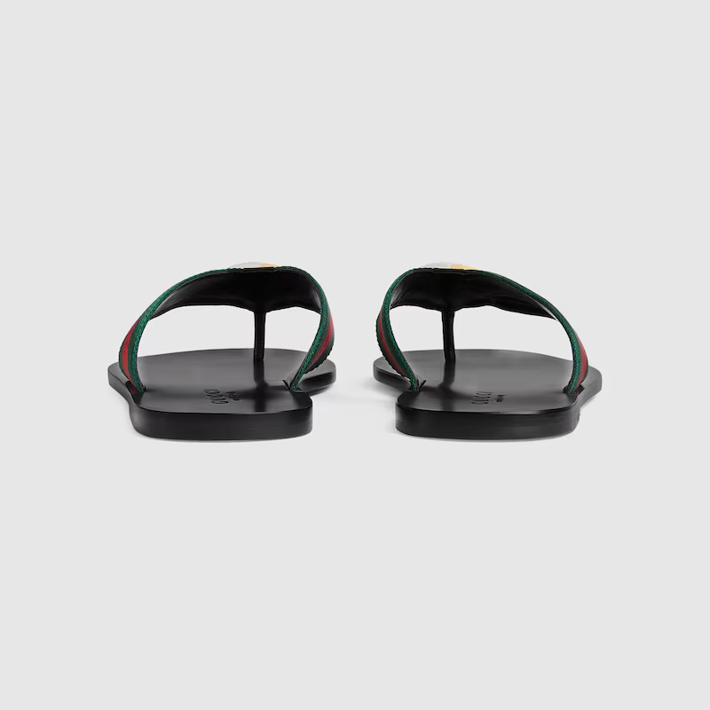 グッチ ウェブ付き メンズ トングサンダル 630307 H9020 8476