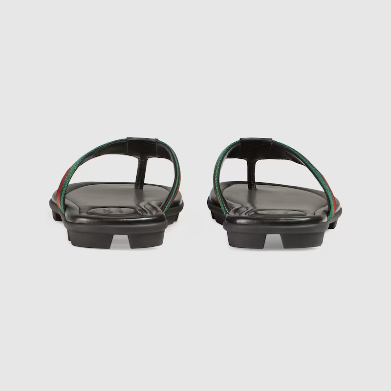 グッチ代引き ウェブ＆レザー トング サンダル 429362 H91A0 8480