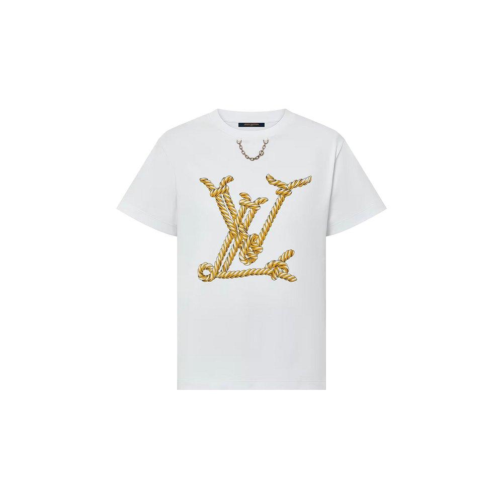 ルイヴィトン ノーティカル ロゴTシャツ 1AFMZ9 1AFMZA