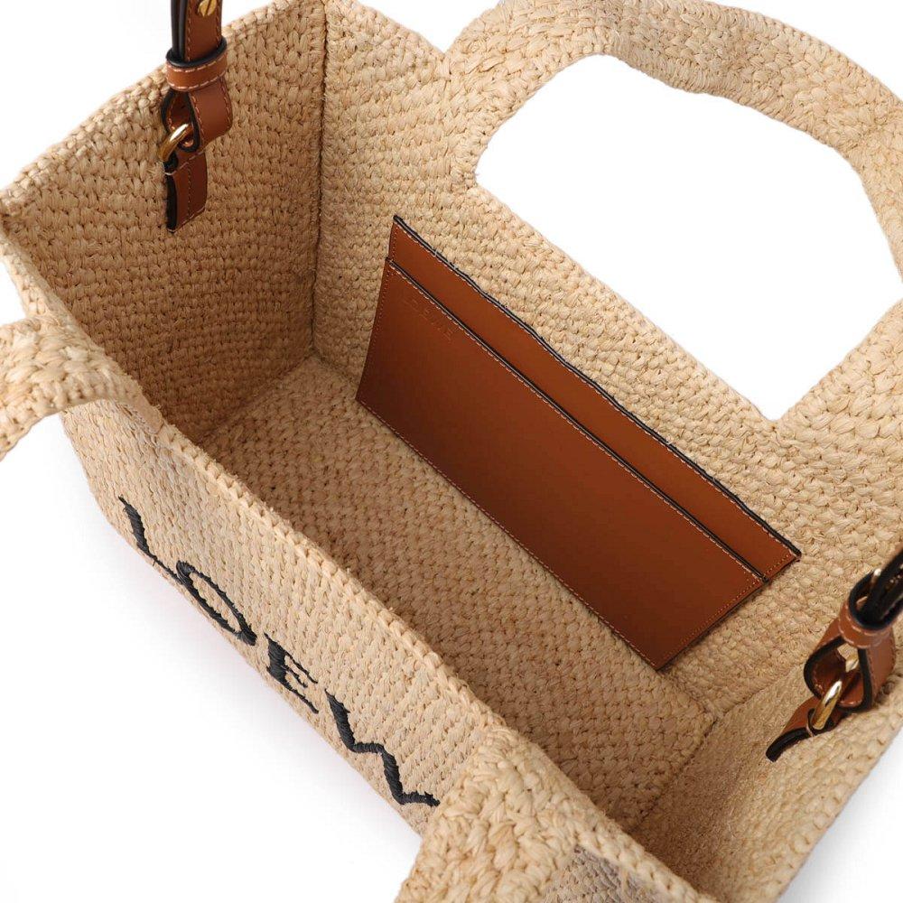 ロエベ FONT TOTE MEDIUM BAG トートバッグ 2WAY ショルダーバッグ ベージュ レディース a685b61x05 2123