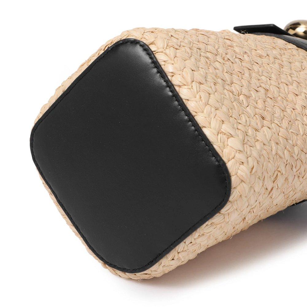 ロエベ PEBBLE BUCKET MINI バケットバッグ 3WAY ショルダーバッグ ベージュ レディース aanbbbmx08 2165