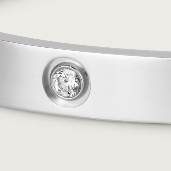 カルティエ激安 Love ブレスレット ダイヤモンド10個 ホワイトゴールド ダイヤモンド B6070417
