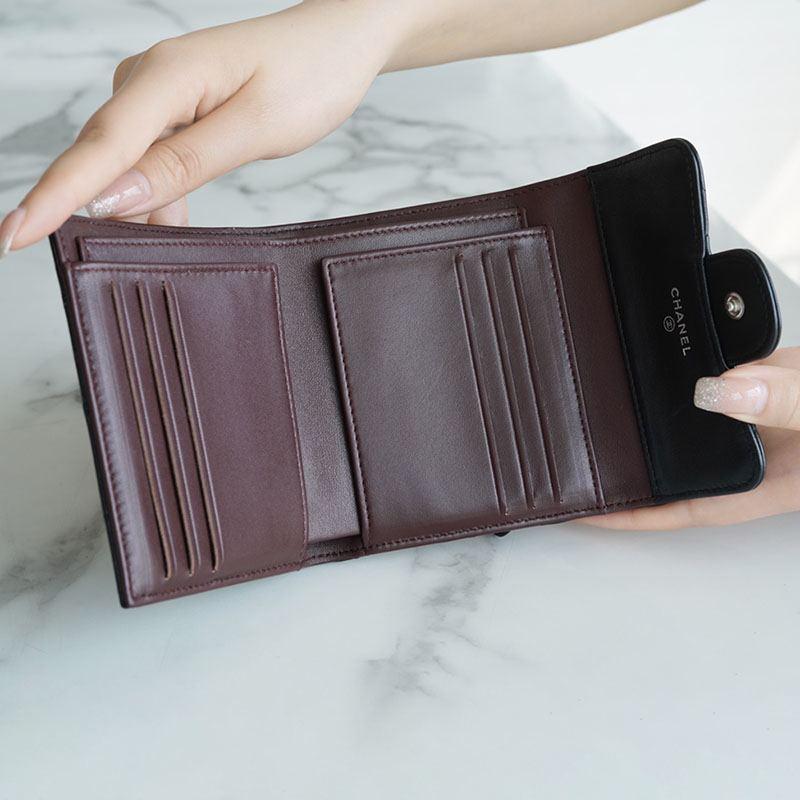 シャネル コンパクトウォレット マトラッセ 三つ折り財布 レディース AP0231